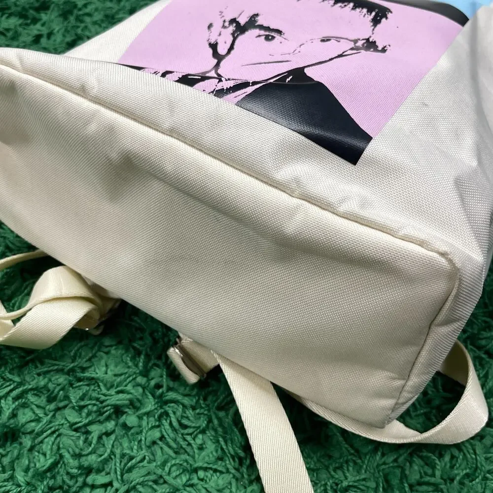 Calvin Klein Jeans x Andy Warhol Self Portrait Art Backpack White B13